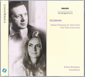 Telemann: Twelve Fantasias for Violin Solo; Five Violin Concertos album