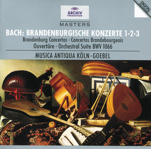 Brandenburg Concertos Nos. 1, 2, & 3 cover