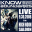LIVE - 9.30.2006 @ The High Noon Saloon Albumcover