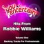 Hits From Robbie Williams - Professional Backing Tracks, Vol. 1 Albumcover