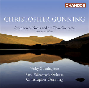 Gunning, C.: Symphonies Nos. 3 and 4 / Oboe Concerto album