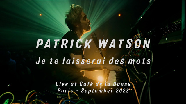 Je te laisserai des mots (Live at Café de la Danse) cover art
