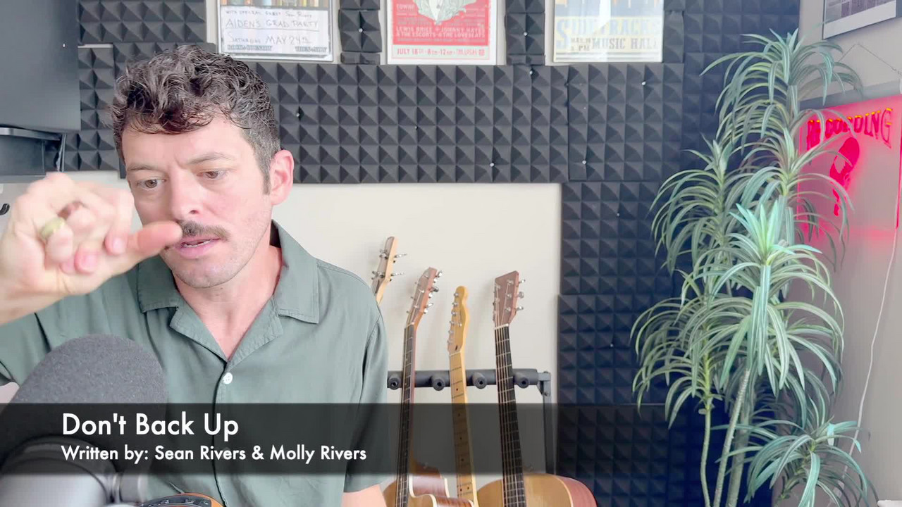 BPM and key for Don't Back Up - One Take Work Tape by Sean Rivers ...