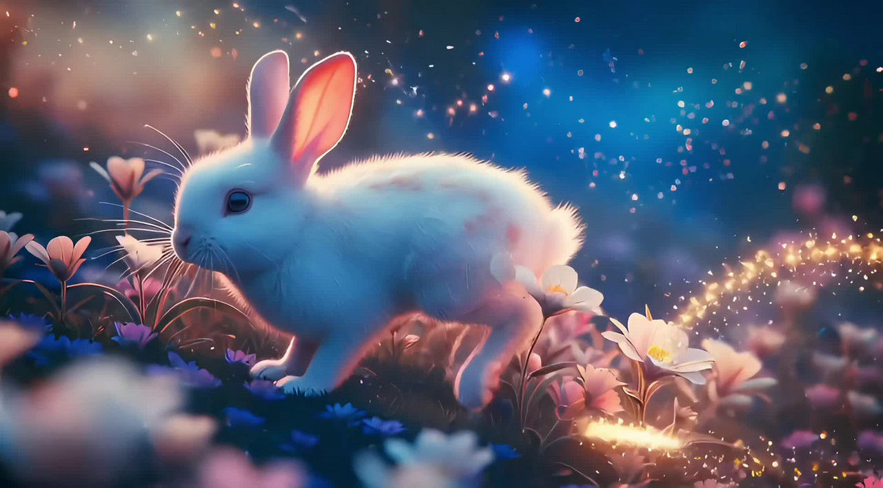 The Bunny That Feeds Light