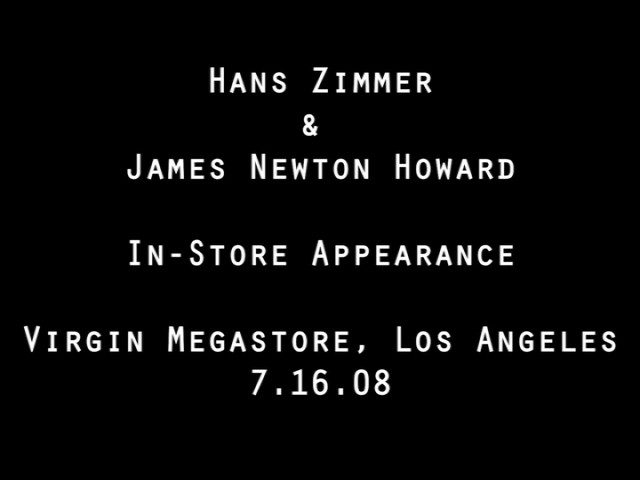 The Dark Knight Soundtrack L.A. In-Store