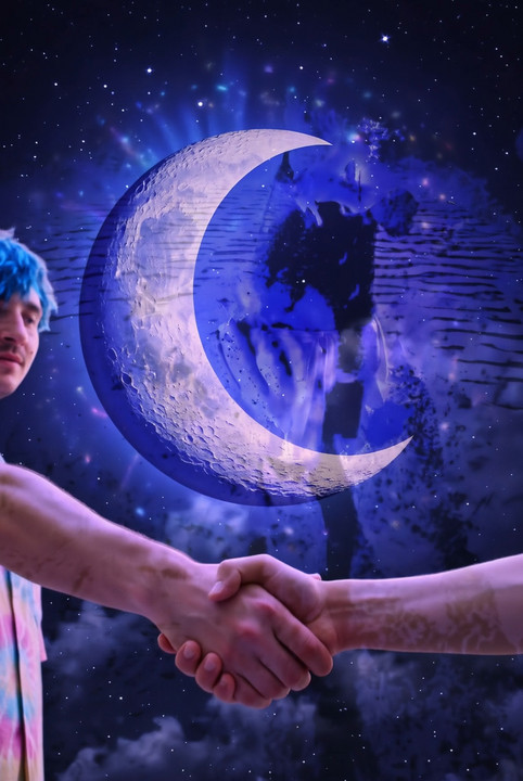 The moon is beautiful, isn't it?