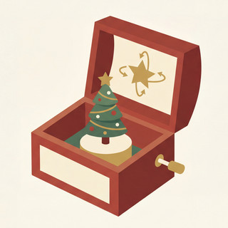 Cozy Christmas Music Box