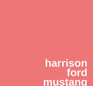 Harrison Ford Mustang