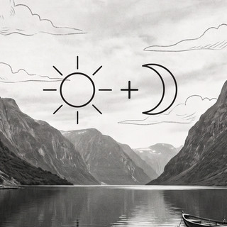lune & soleil poster