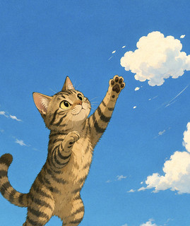 chasing clouds. poster
