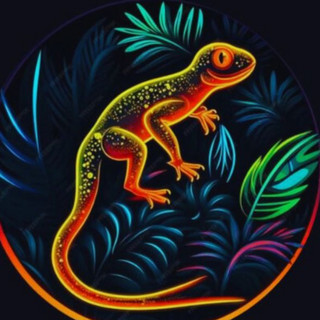 Neon Gecko