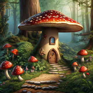 the mushroom house