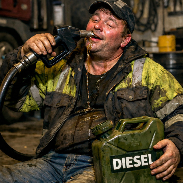 Drunk on diesel