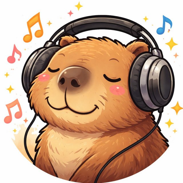 Capybara96 - 愛聽音樂的卡皮巴拉