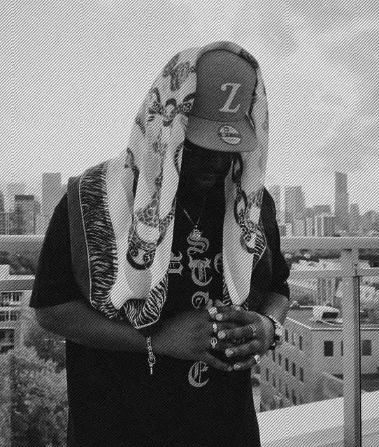 Ghostboyrj double single Fade Away Ceremony artwork from GHO$TOWN RECORDS Toronto