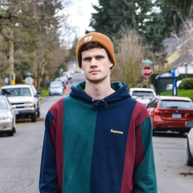 supreme tri color hoodie