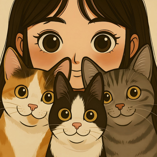 Tres Gatos y Una Paloma