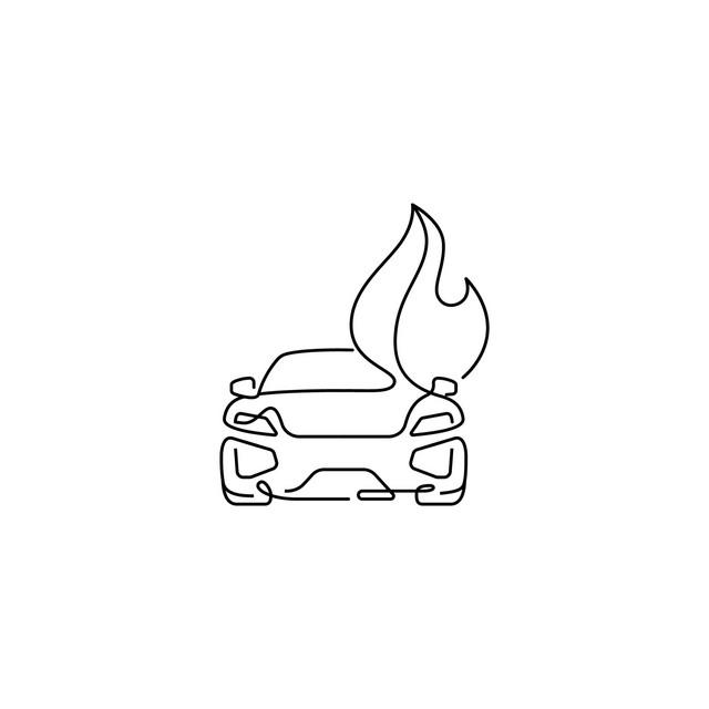 torched porsche
