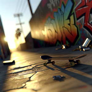 The forgotten skateboard by Senneth