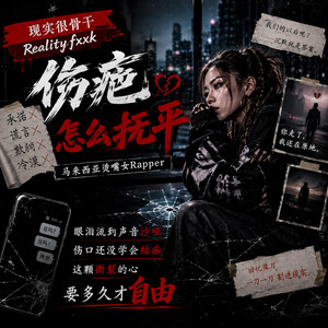 伤疤怎么抚平 by 现实很骨干Realityfxxk, 马来西亚烫嘴女Rapper