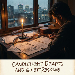 Candlelight Drafts and Quiet Resolve by LowKey Verse