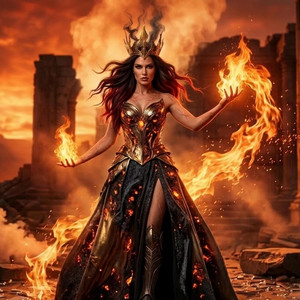 The Inferno Queen (Powerful Dark Feminine Song) by Oracle Of The Manifested