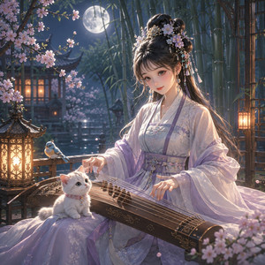 Winter Erhu Twilight by Wei Xiang