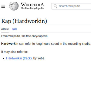 (Hardworkin) by YEBA