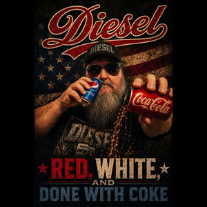 Red White and Done with Coke by DIESEL