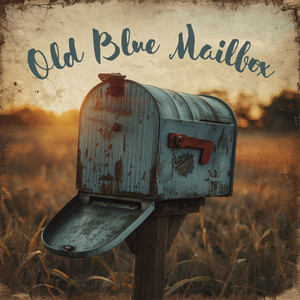 Old Blue Mailbox by Angels Fall