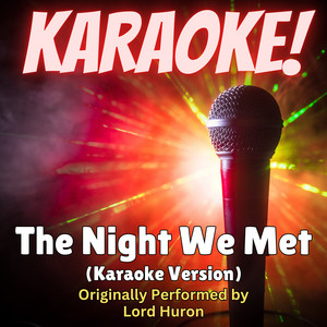 Singer's Best - The Night We Met (Karaoke Version Originally Performed by Lord Huron)