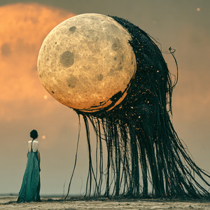Moon and Stars by Harriet Moser