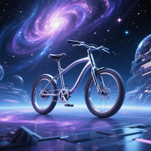 Silver Bicycle Galaxy by RIO RAMADANI