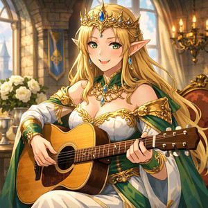 Elven Royalty by Ean Grimm, Ryn the Bard