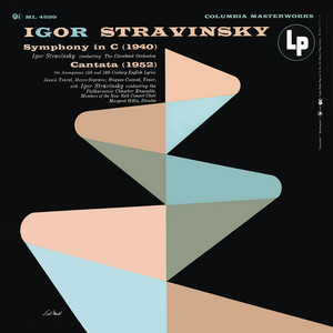 Stravinsky: Symphony in C & Cantata album