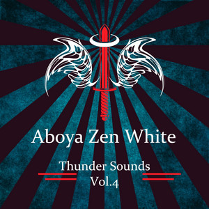 Noise Thunder - 432 Hz Large 5 by Aboya Zen White