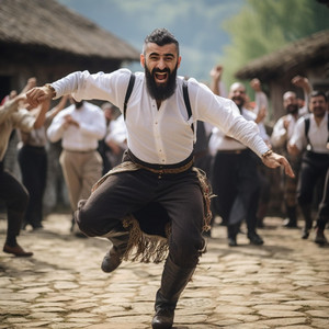 Traditional Dance - Azeri Bass Lezginka Traditional Dance