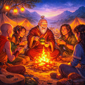 sharing tea with strangers by uncle iroh