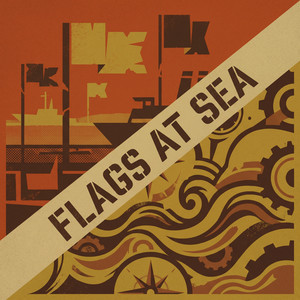 Flags at Sea by Jovan Kross
