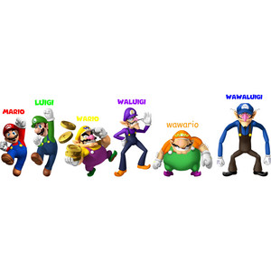 MARIO LUIGI WARIO WALUIGI WAWARIO WAWALUIGI by ComedySongs