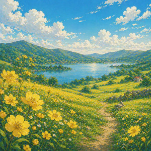 Quiet Garden Paths by Rui