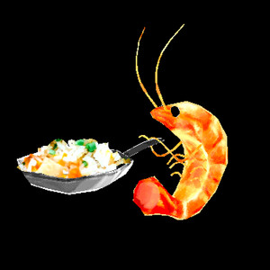 a shrimp fried this rice by justan oval
