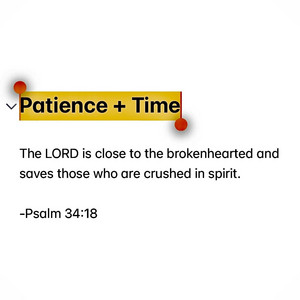 Patience + Time
