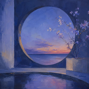 Blue Hour Bloom by Maris Elan