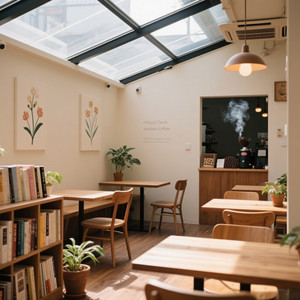 At the café by Jake Potish