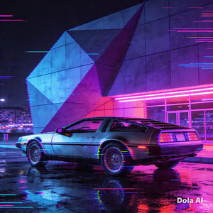 Carro bello neon by Joan De la H