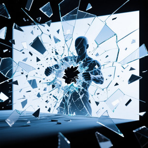 Breaking Through the Glass by DIMAS PRAKOESA NUGROHO