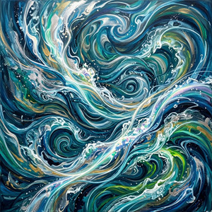 rushing water by Liora Veil