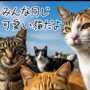 みんな同じ可愛い猫だよ by neko neko project