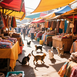 Marcus Taylor Jones - 猫と市場